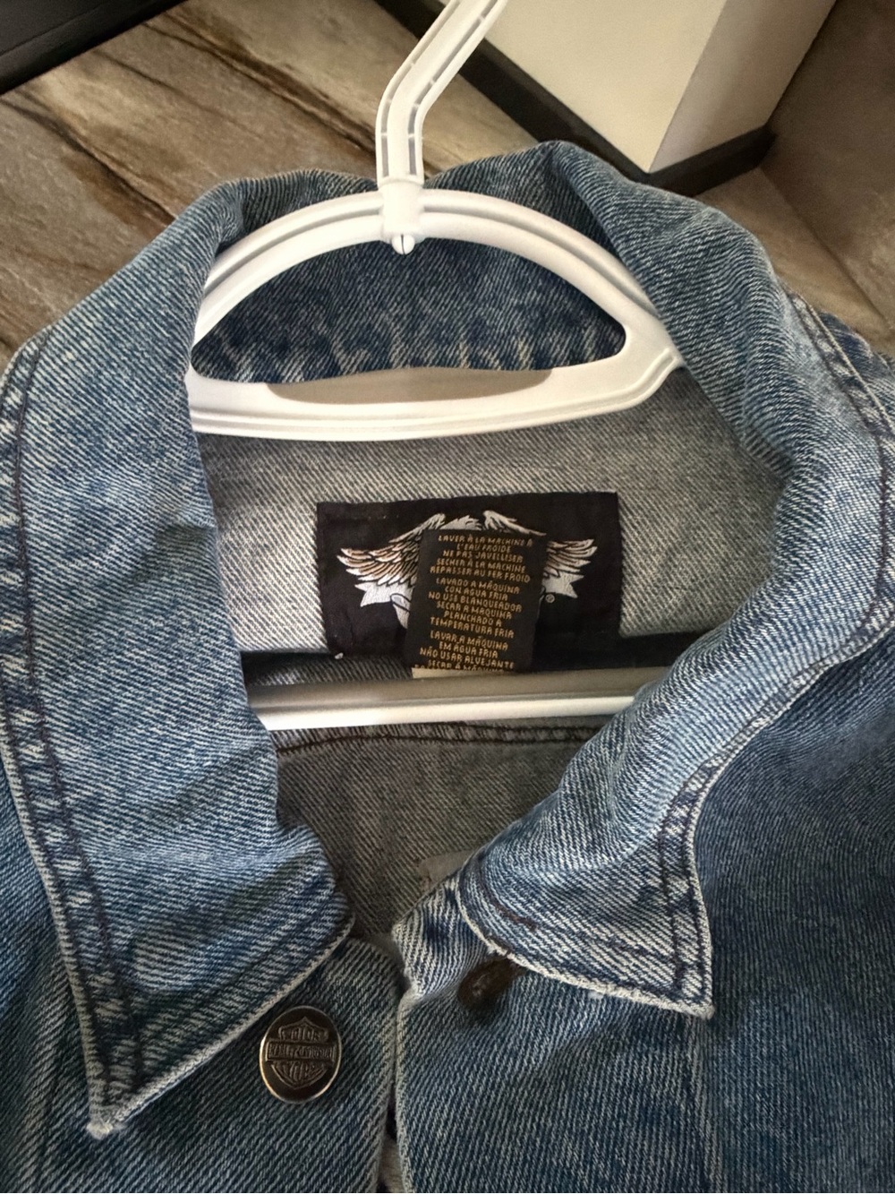 Harley-Davidson Light Blue Denim Jacket - - Picture 6 of 10